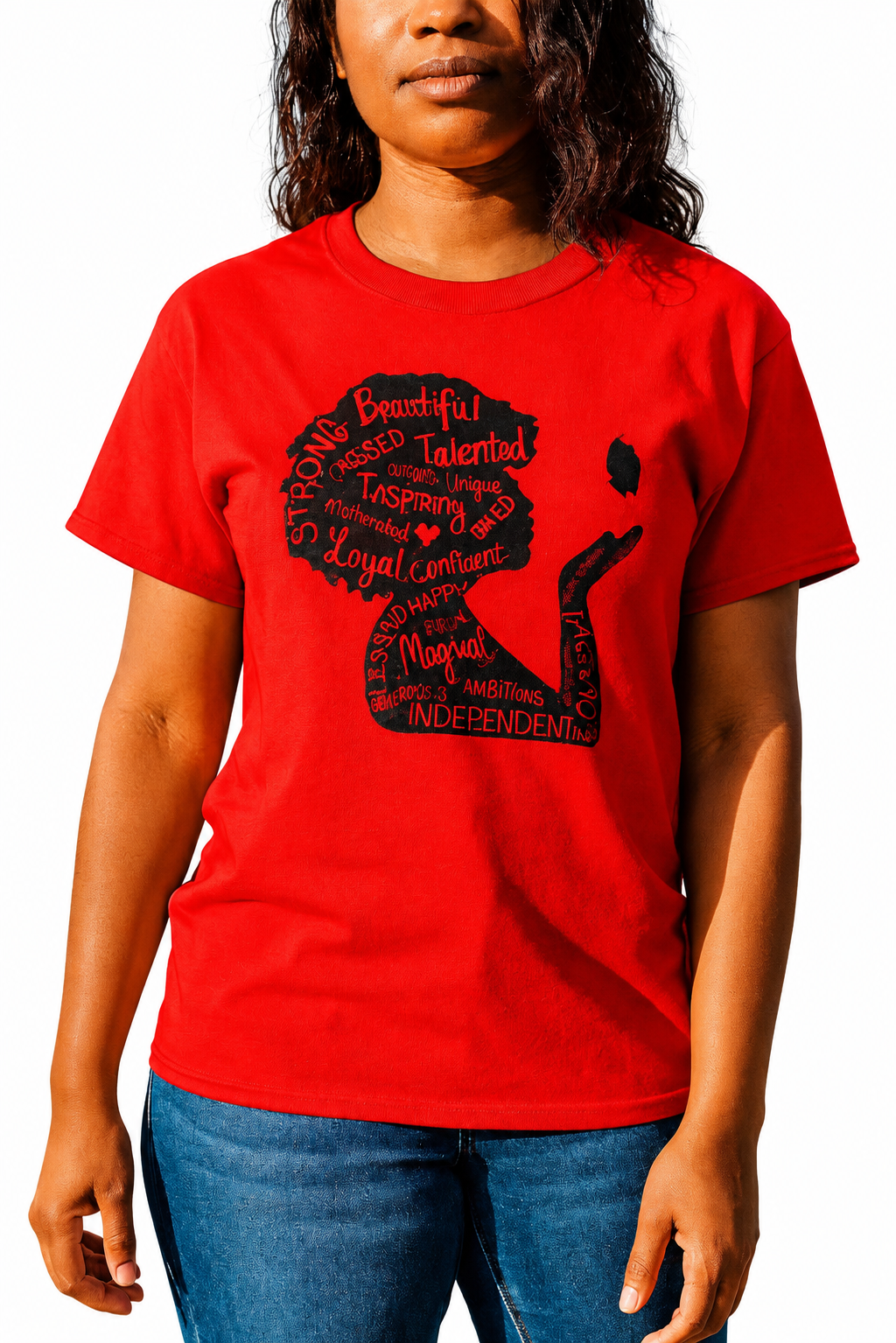Women’s vinyl print T-shirts ￼