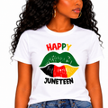 Women’s Juneteenth T-shirts ￼