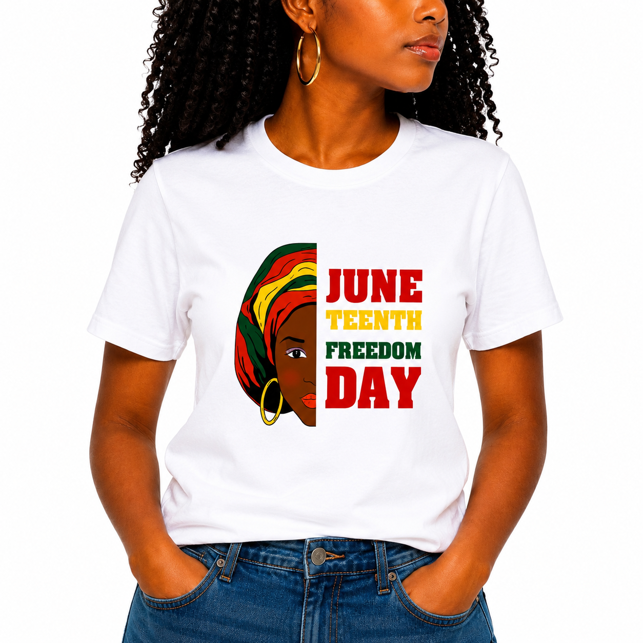 Women’s Juneteenth T-shirt ￼￼￼