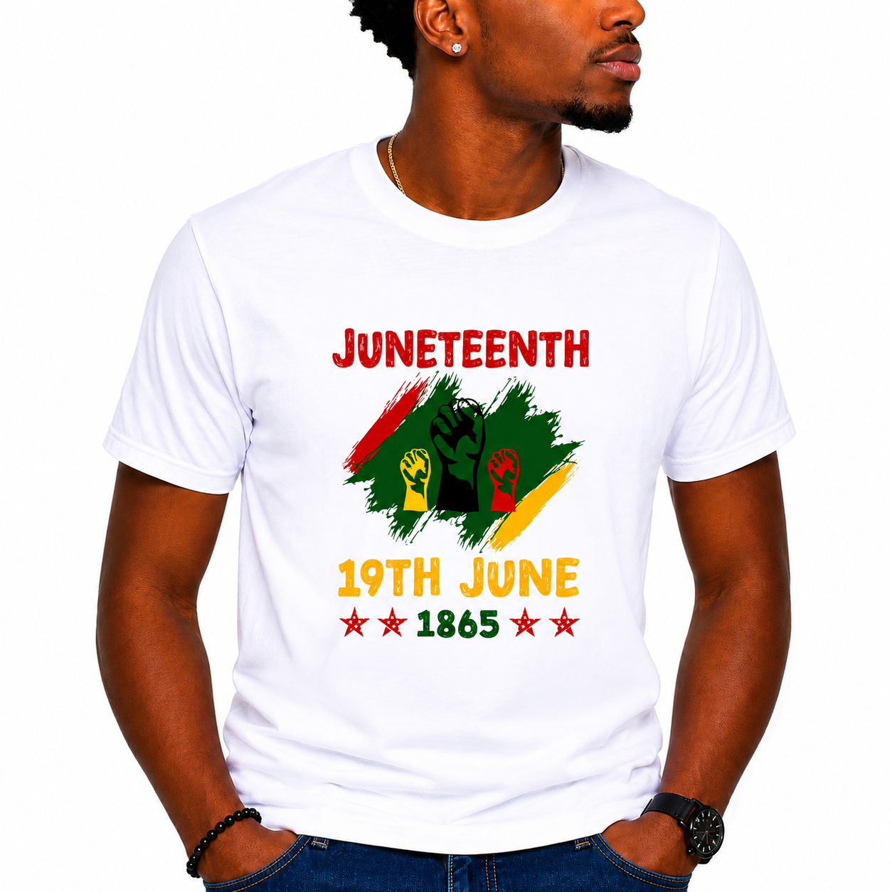 Men’s Juneteenth T-shirt ￼