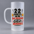 22 ounce beer mugs ￼