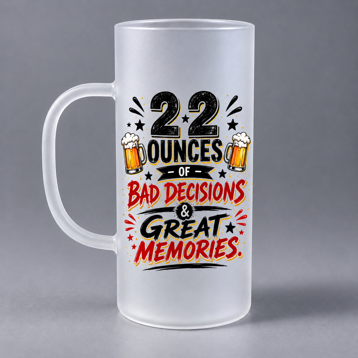 22 ounce beer mugs ￼