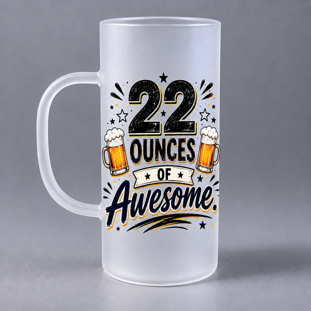 22 ounce beer mugs