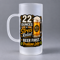 22 ounce beer mugs ￼