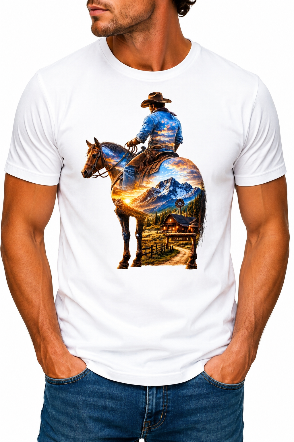 Men’s rodeo T-shirts ￼